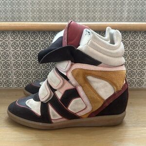 Isabel Marant Beckett Sneakers 37 rare multi color